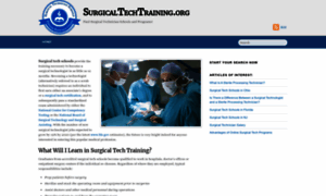 Surgicaltechtraining.org thumbnail