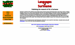 Suriname-languages.sil.org thumbnail
