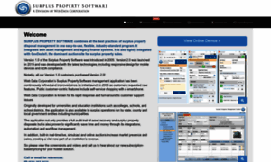 Surpluspropertysoftware.com thumbnail