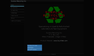 Surplusrecyclinginc.com thumbnail