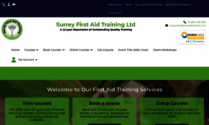 Surreyfirstaid.com thumbnail