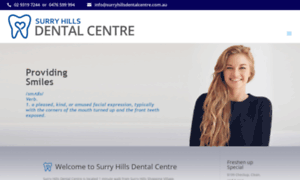 Surryhillsdentalcentre.com.au thumbnail