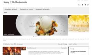 Surryhillsrestaurants.com.au thumbnail