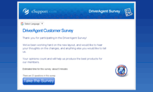 Survey.driveragent.com thumbnail