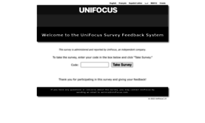 Survey.unifocus.com thumbnail
