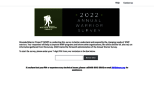 Survey.woundedwarriorproject.org thumbnail
