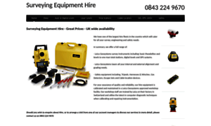 Surveying-equipment-hire.co.uk thumbnail