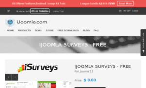 Surveys.ijoomla.com thumbnail