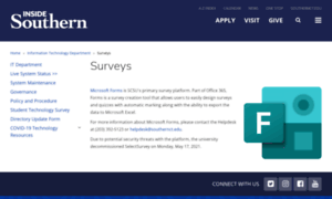 Surveys.southernct.edu thumbnail