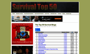 Survivaltop50.com thumbnail