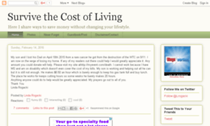 Survivethecostofliving.com thumbnail