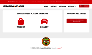 Sushi2go-online-ordering-locations-university.securebrygid.com thumbnail