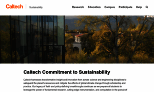 Sustainability.caltech.edu thumbnail