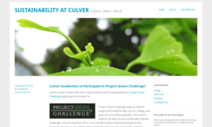 Sustainabilityatculver.wordpress.com thumbnail