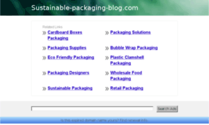 Sustainable-packaging-blog.com thumbnail