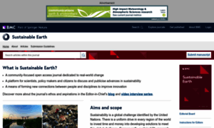 Sustainableearth.biomedcentral.com thumbnail