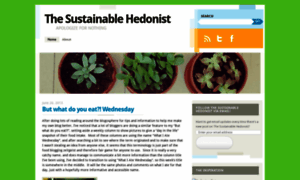 Sustainablehedonist.wordpress.com thumbnail