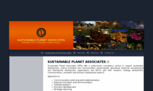 Sustainableplanetassociates.org thumbnail