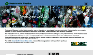 Sustainableplastics.org thumbnail