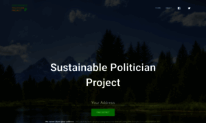Sustainablepoliticianproject.com thumbnail