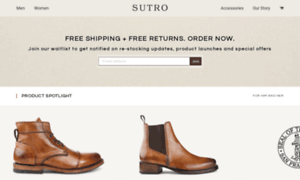 Sutrofootwear.com thumbnail