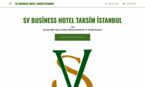 Sv-business-hotel-taksim-istanbul.business.site thumbnail