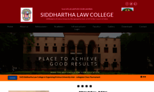 Svdsiddharthalawcollege.ac.in thumbnail