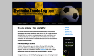 Svenskalandslag.se thumbnail