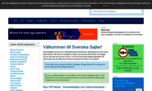 Svenskasajter.com thumbnail