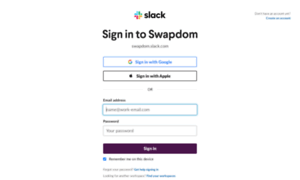 Swapdom.slack.com thumbnail