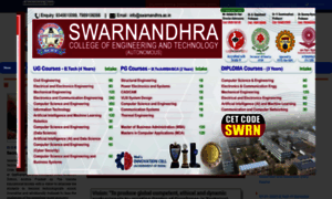 Swarnandhra.ac.in thumbnail