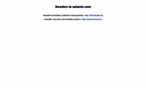 Sweden-is-satanic.com thumbnail