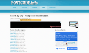 Sweden.postcode.info thumbnail