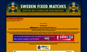 Swedenfixedmatches.se thumbnail