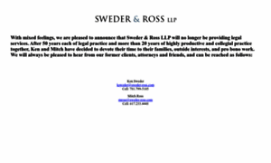 Sweder-ross.com thumbnail