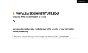 Swedishinstitute.edu thumbnail