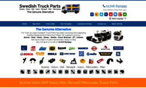 Swedishtruckparts.co.uk thumbnail