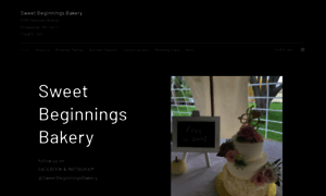 Sweetbeginningsbakery.com thumbnail