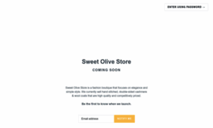 Sweetolive.store thumbnail