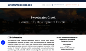 Sweetwatercreekcdd.com thumbnail