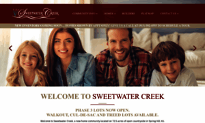 Sweetwatercreeknewhomes.com thumbnail