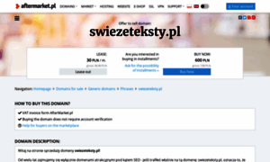 Swiezeteksty.pl thumbnail