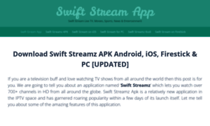 Swiftstreamapk.com thumbnail