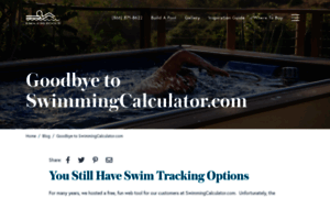Swimmingcalculator.com thumbnail