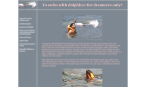 Swimwithdolphins.information.in.th thumbnail