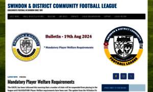 Swindondistrictfootballleague.co.uk thumbnail