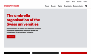 Swissuniversities.ch thumbnail