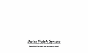 Swisswatchservice.net thumbnail