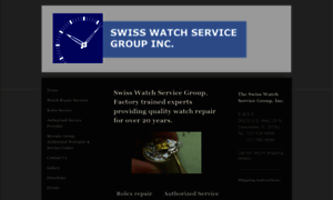 Swisswatchservicegroup.com thumbnail