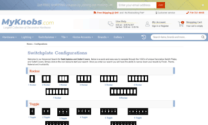 Switchplates.myknobs.com thumbnail